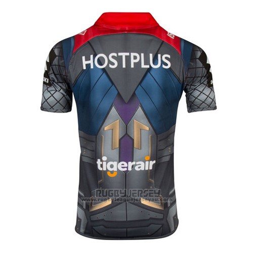 Melbourne Storm Thor Marvel Rugby Jersey 2017 Gray